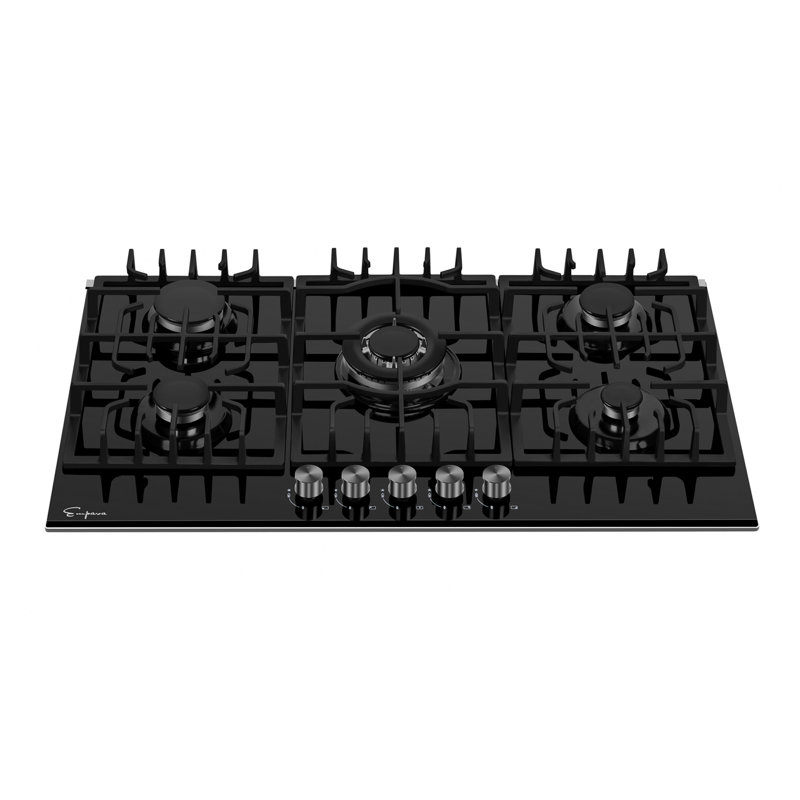Empava 30" Black Natural Gas Cooktop & Reviews Wayfair